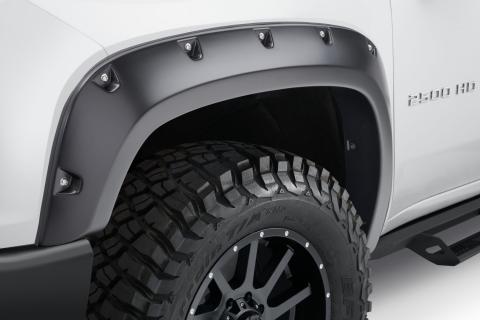 Extend-A-Fender 4 PC Fender Flare Set For 2020-2026 Sierra 2500 HD/3500 HD Husky Liners