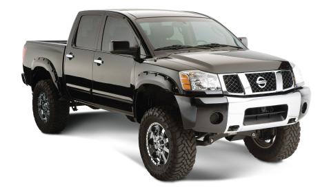 Pocket Style Fender Flare 4 PC Set For 2016-2024 TITAN XD Husky Liners