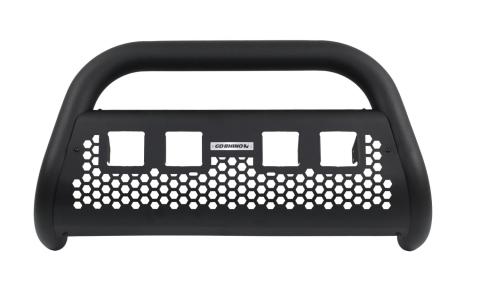 RC2 LR Bull Bar with Four 3 Inch Cube Light Openings Frame Only Textured Black 1999-2022 Ford F-250/F-350 2002-2024 Dodge Ram 1500/2500/3500 Go Rhino