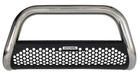 RC2 Bull Bar Frame Only Polished Stainless Steel 1999-2024 Ford F-250/F-350 2002-2018 Dodge Ram 1500/2500/3500 Go Rhino