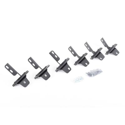 V Series V3, RB30 and RB Slim Side Steps Mounting Brackets Only Textured Black 2021-2025 Ford Bronco Go Rhino