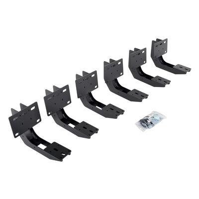 V Series V3, RB30 and RB Slim Side Steps Mounting Brackets Only Textured Black 2019-2026 Ram 1500 Go Rhino