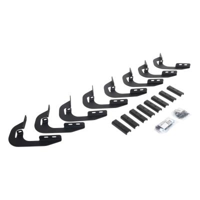 V Series V3, RB30 and RB Slim Side Steps Mounting Brackets Only Textured Black 2014-2024 Toyota 4Runner Go Rhino