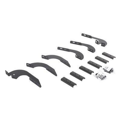 V Series V3, RB30 and RB Slim Side Steps Mounting Brackets Only Textured Black 2005-2023 Toyota Tacoma Go Rhino