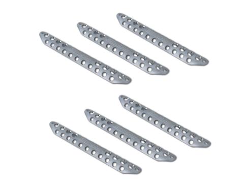 Dominator D3 Modular & D3 1 piece Hoop Step Pad Set Brushed Aluminum Go Rhino