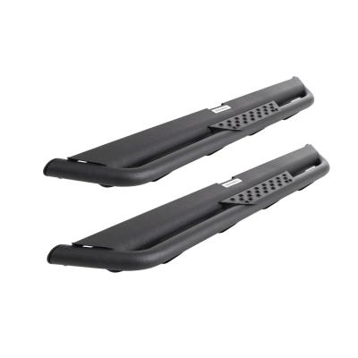 Dominator Xtreme DT Side Steps with Mounting Bracket Kit Textured Black 2021-2025 Ford Bronco 2 Door Go Rhino