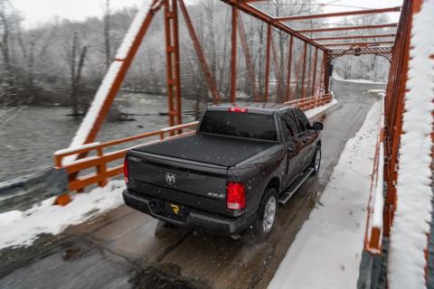 Sentry CT Tonneau Cover Black 2019-2026 (New Body Style) Ram 5 Foot 7 Inch Bed without RamBox with Multifunction Tailgate Truxedo