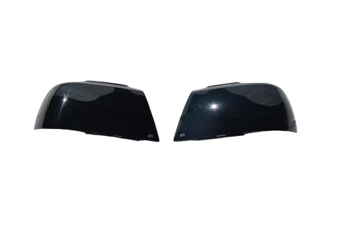 Headlight Covers for 2007-2013 GMC Sierra 1500 Smoke Black Out 2pc. AVS