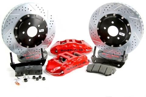 Extreme Plus Brake System Front 02-08 Dodge Ram 1500 And 09-24 Ram 1500 Classic Body Trucks Monster Green 19-24 Classic Body Baer Brakes