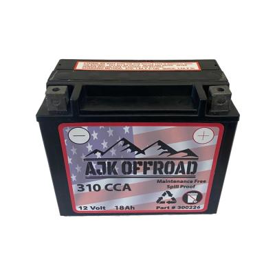 310 Cca Battery Perfect for light bars / sound bars AJK Offroad