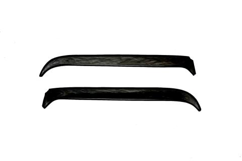 Ventshade for 1981-1987 Freightliner Flc120/Flt086/Flc112 2 Piece Extra Wide Silver AVS