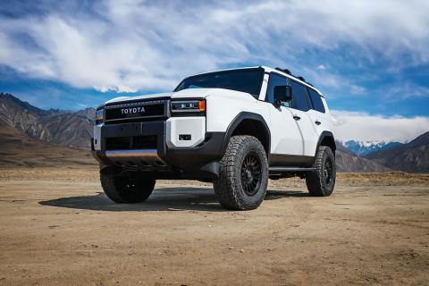 2024-2025 Toyota Tacoma/2024-2025 Toyota Land Cruiser 250 Series/2024-2025 Lexus GX550/2025 Toyota 4Runner Front Tubular Upper Control Arms W/ Delta Joint Pro Icon Vehicle Dynamics