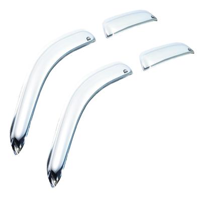 Ventvisor Deflector for 2002-2009 Dodge Ram 2500 and More Chrome Outside Mount 4 Piece AVS