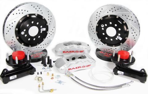 Rotor Replacement 13 Inch .810 Inch Thick Slot Drill W/Zinc Passengers Side BAER Brakes