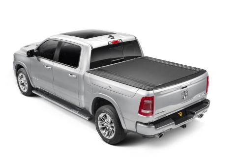 Revolver X4s Hard Rolling Truck Bed Cover 2019-2026 (New Body Style) Ram 5 Foot 7 Inch Bed with RamBox with or without Multifunction Tailgate BAK
