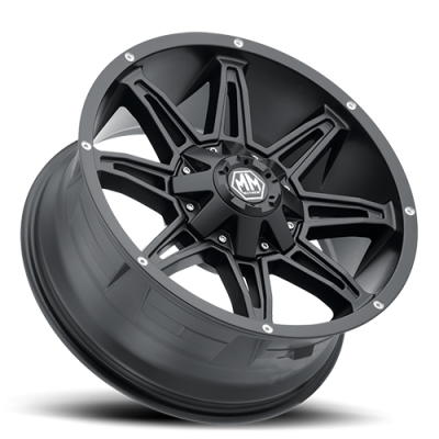 Mayhem Offroad Wheels Rampage 8090 MB 20x9 Black 18 Off Set 5 Lug 5.71 BSM 110 Bore Cast Aluminum