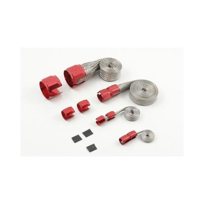 Flex-Braid Hose Sleeve Kit Red Mr Gasket