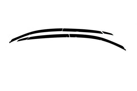 Ventvisor Deflector for 2003-2008 Infiniti Fx35 Smoke Low Profile Outside Mount 6 pc. AVS