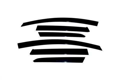 Ventvisor Deflector for 2006-2012 Toyota RAV4 Smoke Low Profile Outside Mount 6 pc. AVS