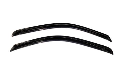 Ventvisor Deflector for 2009-2024 Ram 1500/Dodge Ram 1500 Standard Cab Pickup Smoke Outside Mount 2 Piece AVS