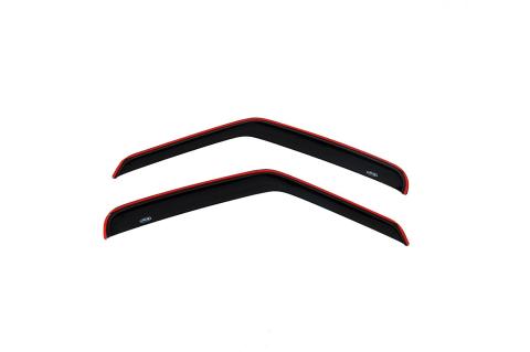 Ventvisor Deflector for 1992-2006 Ford E-350 Econoline and More Wagon Smoke In-Channel 2 Piece AVS