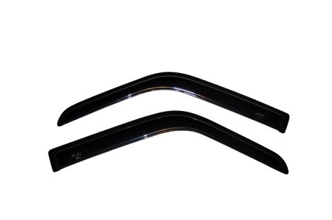 Ventvisor Deflector for 1987-1996 Dodge Dakota/Dakota S Standard Cab Pickup Smoke Outside Mount 2 Piece AVS