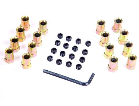 Rocker Arm Nuts with Locks Fits Small Block Chevrolet 283-400, Pontiac 326/400/455, Ford 289/302/351W with aluminum Rocker Arms Mr Gasket