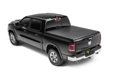 Trifecta 2.0 Tonneau Cover Black Leather Grained Fabric 2019-2026 (New Body Style) Ram 1500 6' 4 inch Bed without RamBox with or without Multifunction Tailgate Extang