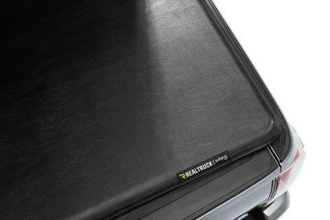 Trifecta 2.0 Tonneau Cover Black Leather Grained Fabric 2007-2013 Toyota Tundra 6' 6 inch Bed with Deck Rail System Extang