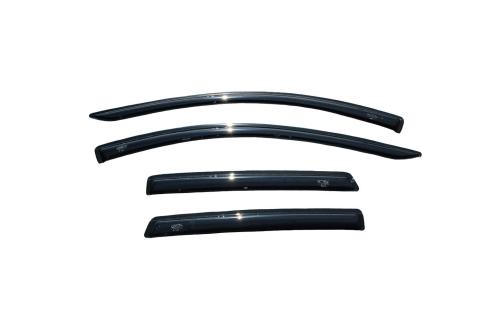 Ventvisor Deflector for 2007-2015 Ford Edge/Lincoln Mkx Smoke Outside Mount 4 Piece AVS