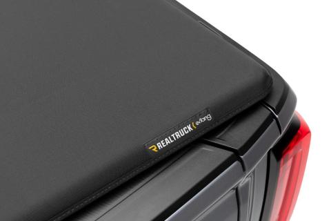 Trifecta Signature 2.0 Tonneau Cover Black Acrylic Canvas 2019 (New Body Style)-2026 Silverado/Sierra 1500 6' 7 inch Bed without Factory Side Storage Boxes without CarbonPro Bed with or without MultiPro/MultiFlex Tailgate Extang