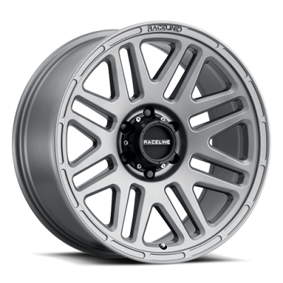 Aluminum Wheels 16x8 Outlander 944GS Greystone Gray 0 Offset 8 on 170 Bolt Pattern 125.2 Bore Raceline
