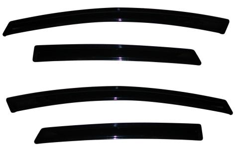 Ventvisor Deflector for 2011-2019 Ford Fiesta and More Smoke Outside Mount 4 Piece AVS
