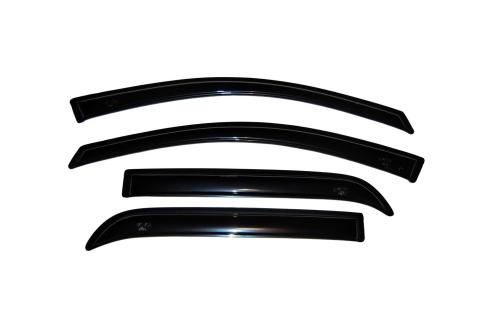 Ventvisor Deflector for 2007-2017 GMC Acadia/Saturn Outlook Smoke Outside Mount 4 Piece AVS
