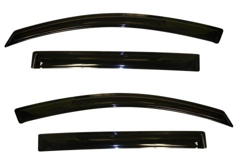 Ventvisor Deflector for 2011-2016 Kia Sportage Smoke Outside Mount 4 Piece AVS