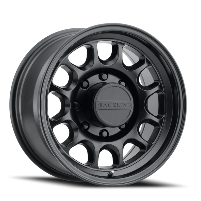 Aluminum Wheels 18x9 Rogue 958B Satin Black 18 Offset 8 on 180 Bolt Pattern 130.81 Bore Raceline