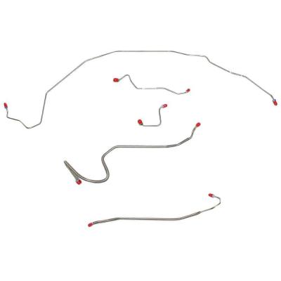 Front Brake Line Kit For 70 Skylark GS Cutlass 442 Lemans GTO Stainless Fine Lines