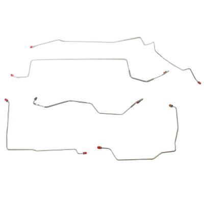 Front Brake Line Kit For 92-95 LeSabre w/ AWABS No Traction Control Steel Fine Lines