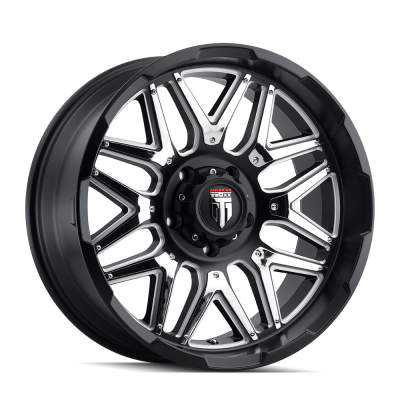 Grind AT151 Matte Black Milled 20X9 5-139.7 0MM 87.1MM Off Road Wheels American Truxx