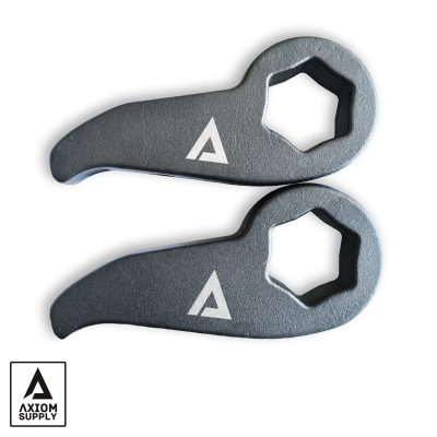 Torsion Key Leveling Key Set Up to 2 Inch Front Lift Fits 11-19 Silverado/Sierra 2500/3500 and Hummer H2 Axiom Supply