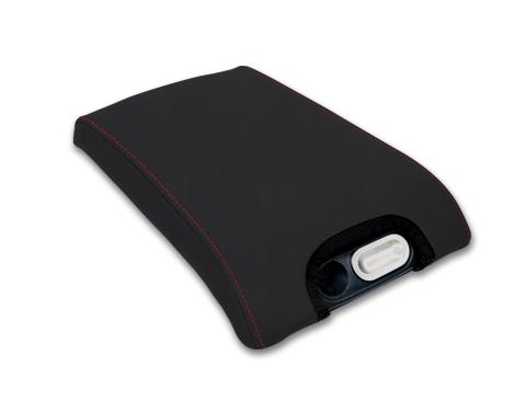 Center Console Cover for 2010-14 Ford Raptor Black with Red Stitch PRP Seats