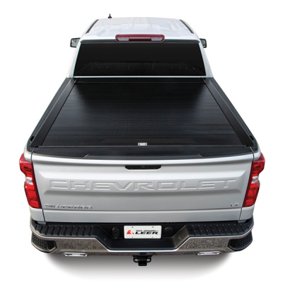 Bedlocker Tonneau Cover W-Explorer Rail Kit 14-18 Silverado/Sierra 1500 & 2015 Heavy Duty 8 Foot Long Bed Pace Edwards
