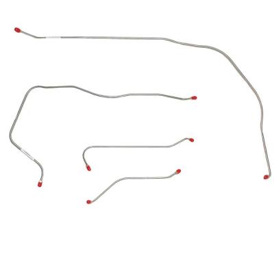 Front Brake Line Kit For 55 Bel Air Power Brakes Steel Fine Lines