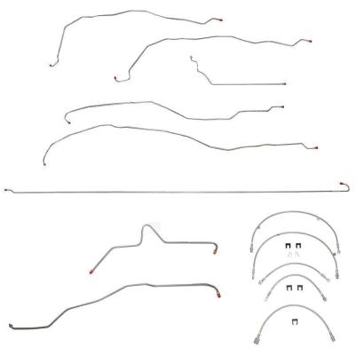 Complete Brake Line & Hose Kit For 99-02 GM Truck 1500 4WD Ext Cab/Long Bed Stainless Fine Lines