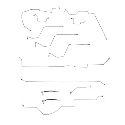 02-05 RAM 1500, 4 Wd, All Abs, Quad Cab, Short Bed Brake Line Kit Stainless Fine Lines