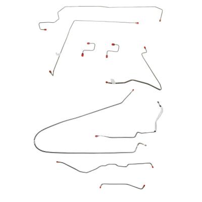 Complete Brake Line Kit For 95-96 Jeep Grand Cherokee 4wDiscAll Models Complete Steel Fine Lines