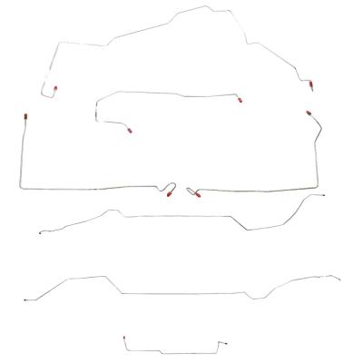 Complete Brake Line Kit For 01-05 Grand AM/ Malibu/ Alero with ABS Complete Stainless Fine Lines