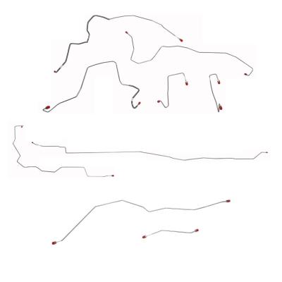 05-06 F250 Sd 4wd, Awabs Crew / Long Complete Brake Line Kit Steel Fine Lines