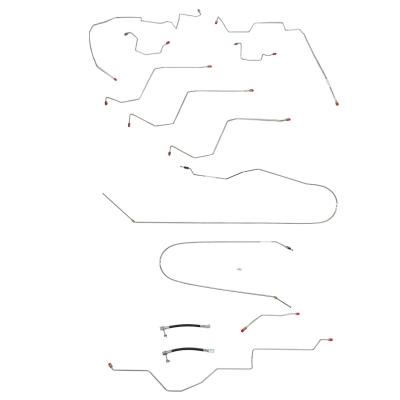02-05 RAM 1500 2wd, All Abs, Quad Cab, Short Bed Brake Line Set Steel Fine Lines