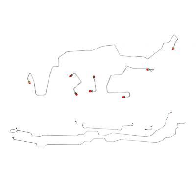 05-17 Equinox, 4wd, Awabs, Complete Brake Line Kit, Stainless Fine Lines